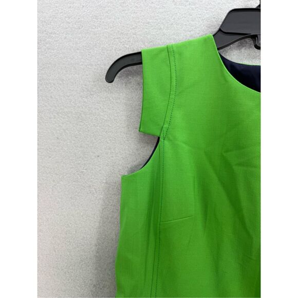 NWOT J. Crew Women Green Tollegno Italian Stretch Wool Sheath Resume Dress 4P - Picture 3 of 10